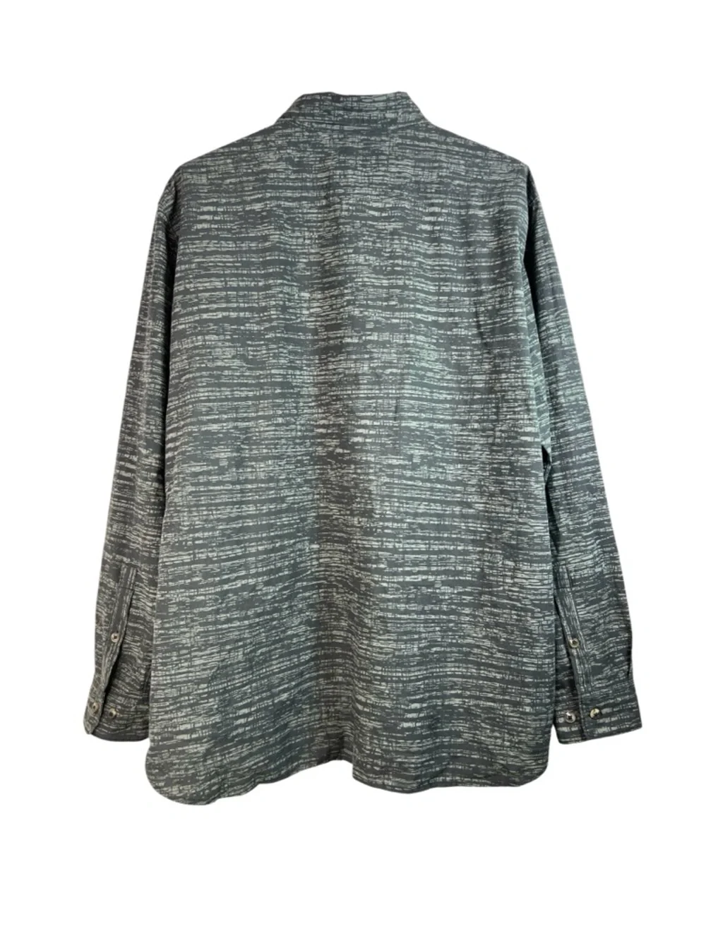 The North Face Shirt Mens Button Up Long Sleeve Shirt Gray Marled Outdoor Sz XXL